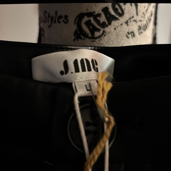 J.LING SLEEK BLACK BIKER PANTS - Picture 11 of 11